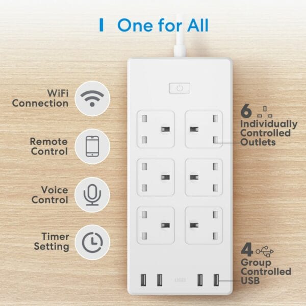 meross smart wi fi surge protector