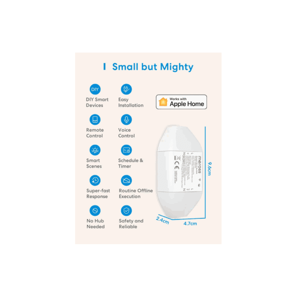 meross smart wi fi switch mss710hkkit(un)