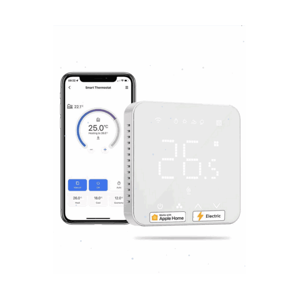 meross smart wi fi thermostat for electric underfloor heating system (mts200hk eu)