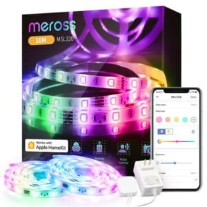 meross smart wifi led strip with rgb 10m msl320chk(uk)