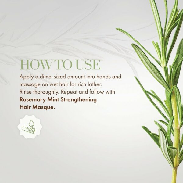 mielle's rosemary mint strengthening shampoo 355ml