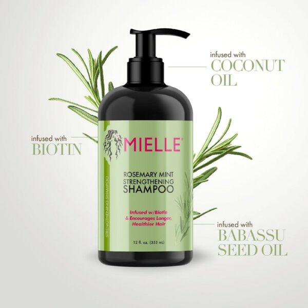mielle's rosemary mint strengthening shampoo 355ml