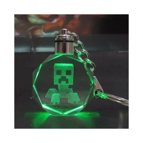 minecraft crystal light keychain (random models)