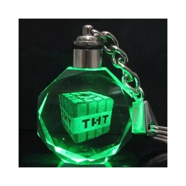 minecraft crystal light keychain (random models)