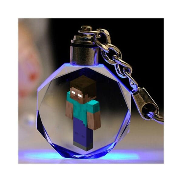 minecraft crystal light keychain (random models)
