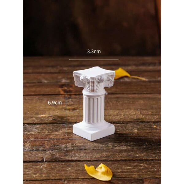 mini roman pillar candle holder