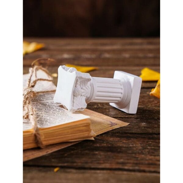 mini roman pillar candle holder