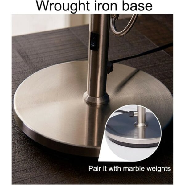 modern style adjustable led desk lamp (silver)