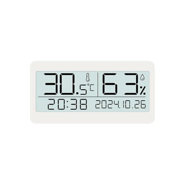 modern temperature and humidity alarm digital clock