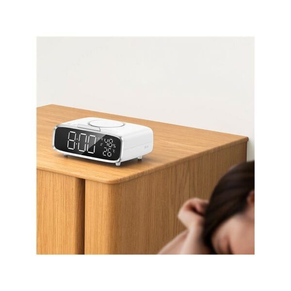 momax q.clock5 digital clock wireless charging (qc5w)