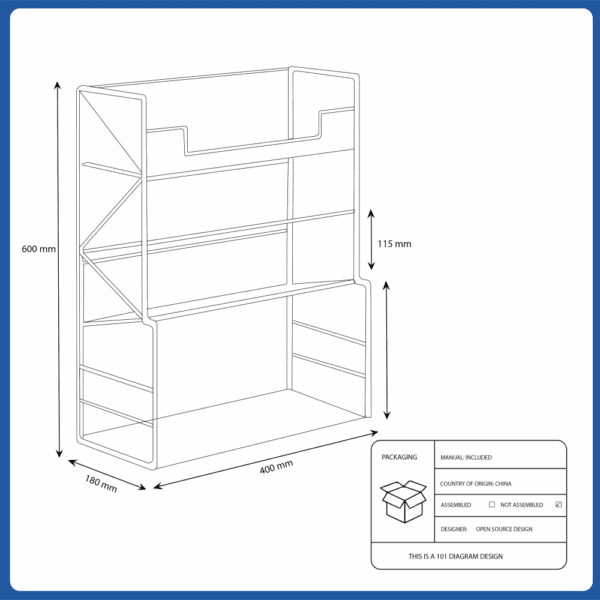 multifunctional bookshelf