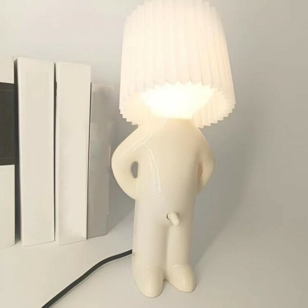 naughty little boy creative lamp