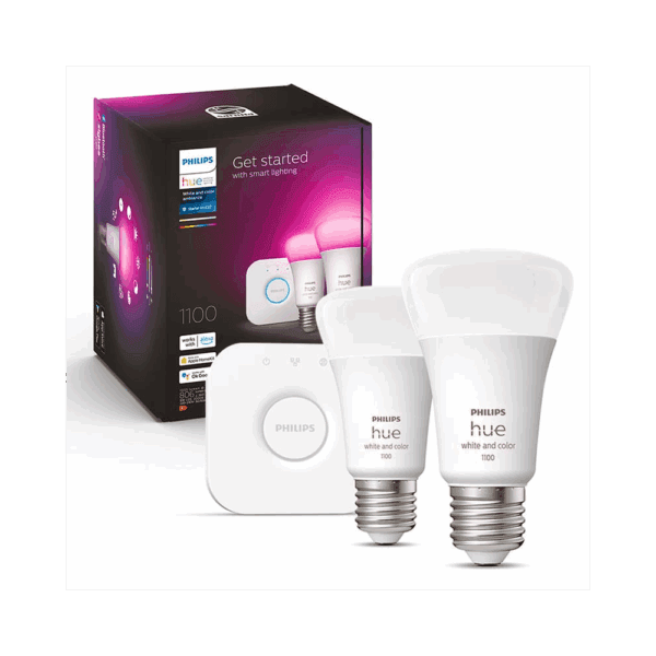 philips starter kit e27 smart bulbs (1100)