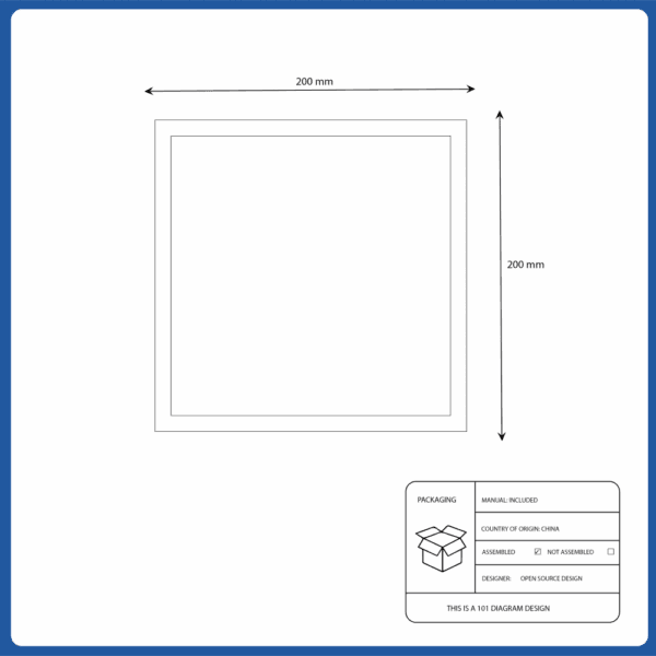 photo frame 20cm x 20cm (20490500976/77)