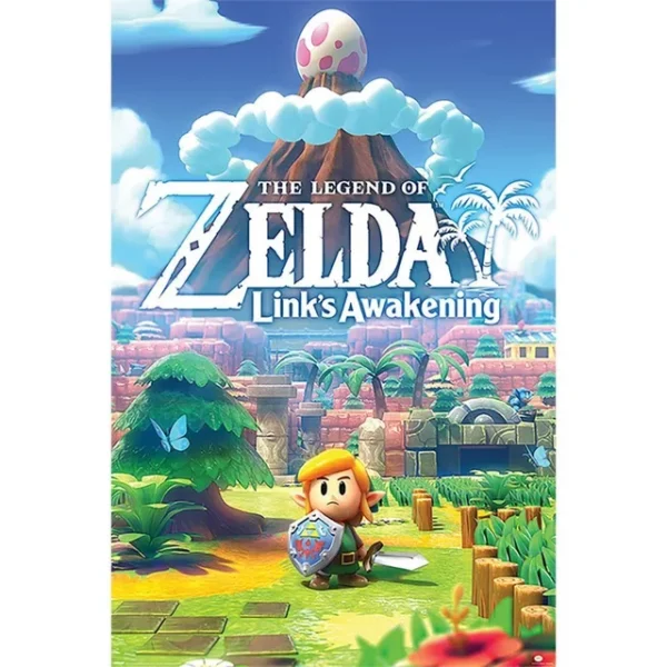 art print 61x91,5 cm the legend of zelda links awakening (pp34555)