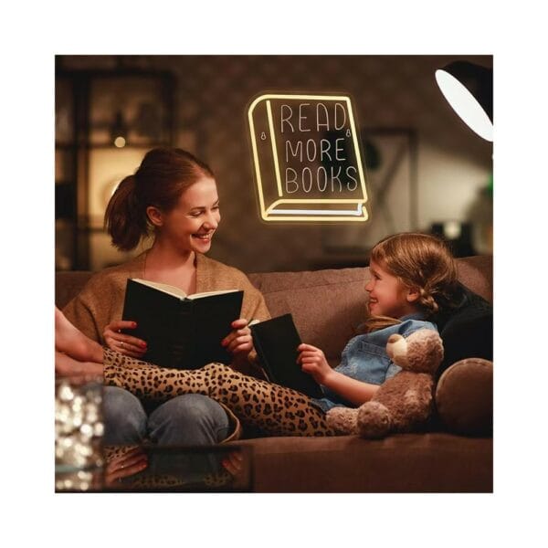 read more books neon
