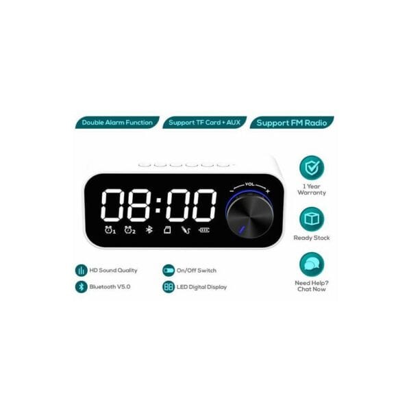recci clock wireless speaker(rsk w11)