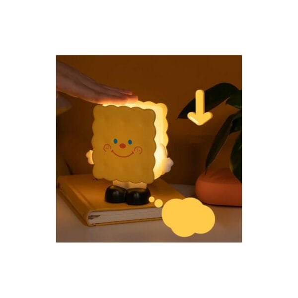 rechargeable biscuit night lamp