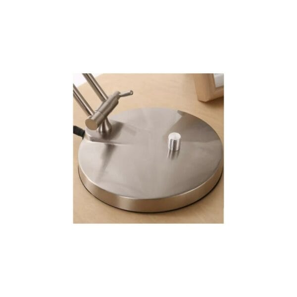 retro adjustable led desk lamp (silver)