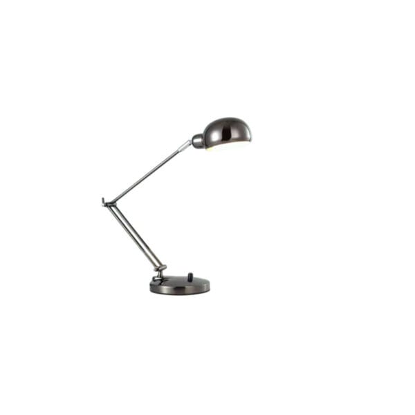 retro adjustable led desk lamp (silver)