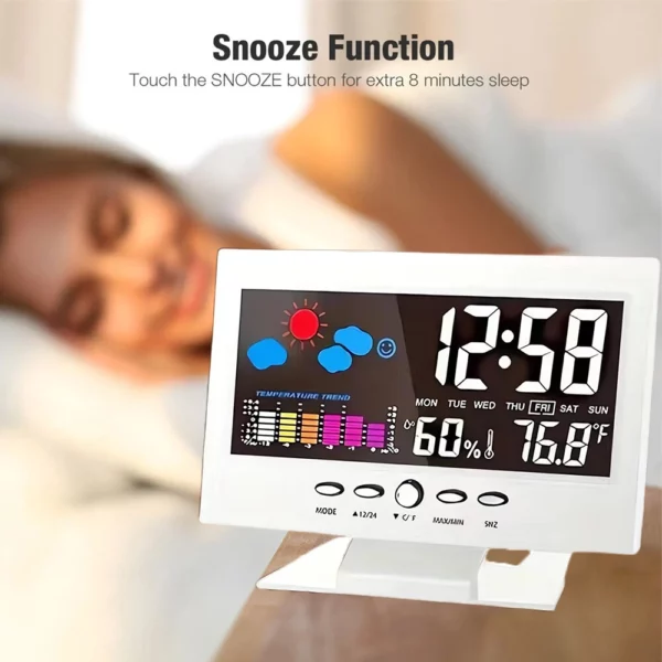 digital clock weather forecast perpetual calendar model:8082t
