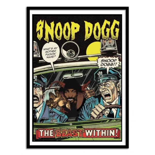 art poster snoop dogg comics david redo