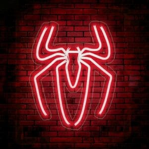 spider man room decor neon sign (101227081)