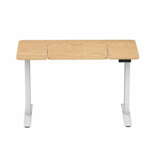 sit to stand electronic desk with flip panel (ukplug) ctt 02 c2 fb