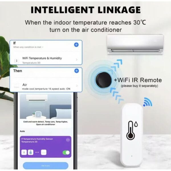 temperaure & humidity sensor (th cw01)