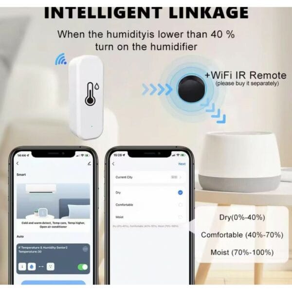 temperaure & humidity sensor (th cw01)