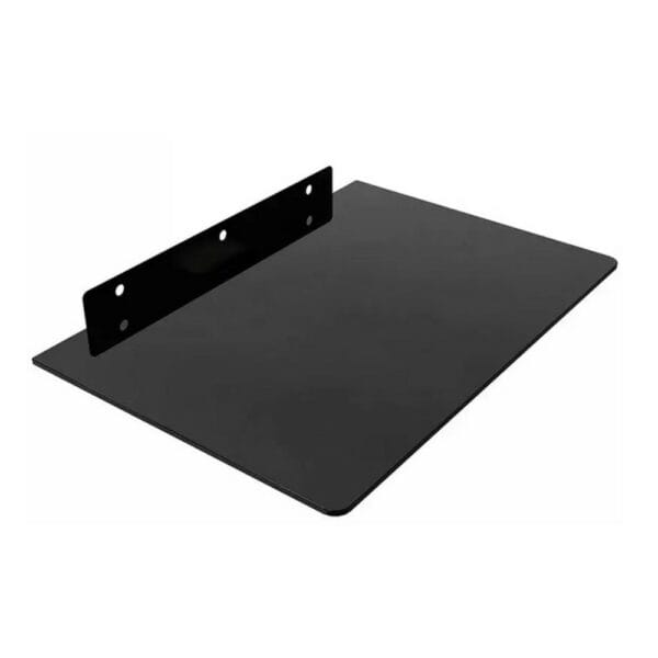tempered glass shelf (q08) black