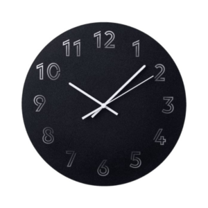 ikea wall clock low voltage black (30cm)