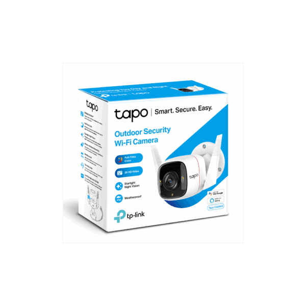 tp link 2k 4mp resolution outdoor security wi fi camera (c320ws) 2228426001657