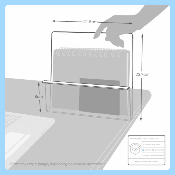 transparent acrylic memo board