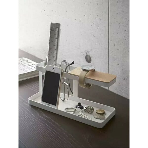 two layer display shelf desktop organiser