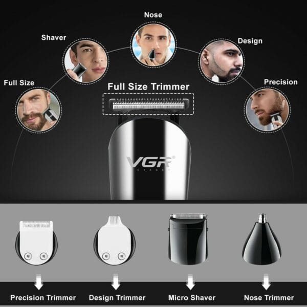 vgr v 107 professional 11 in 1 grooming kit for men