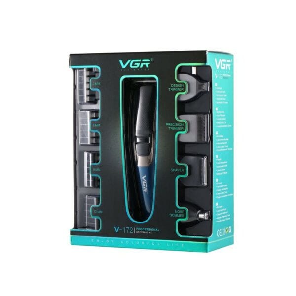 vgr v 172 multifunctional 5 in 1 grooming hair clipper kit