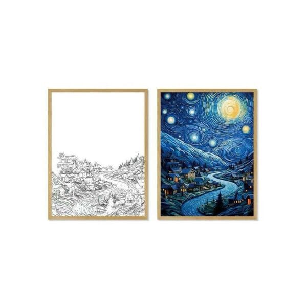 vincent van gogh ambient light photo frame