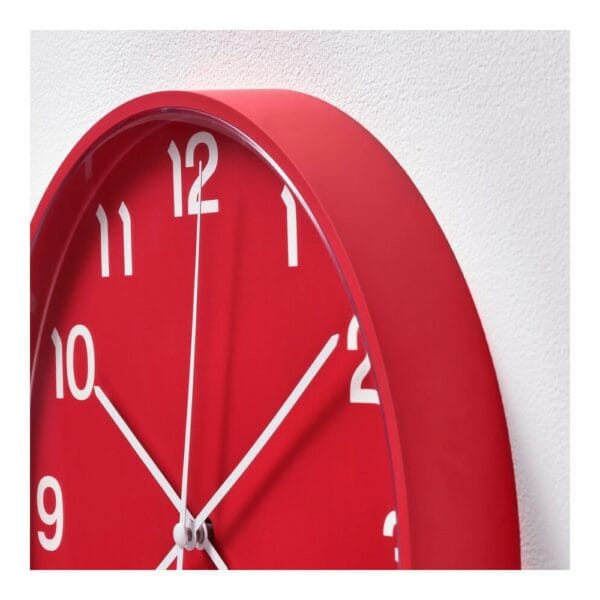 wall clock low voltage red 28 cm (105.408.52) (20490500264)