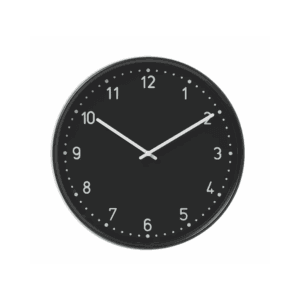 ikea wall clock low voltage/black 38 cm (805.404.48) (20490500265)