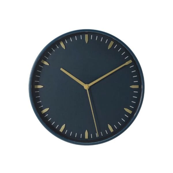ikea wall clock, low voltage/blue, 26 cm (005.408.57) (20490500010)