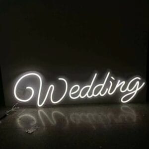 wedding neon light
