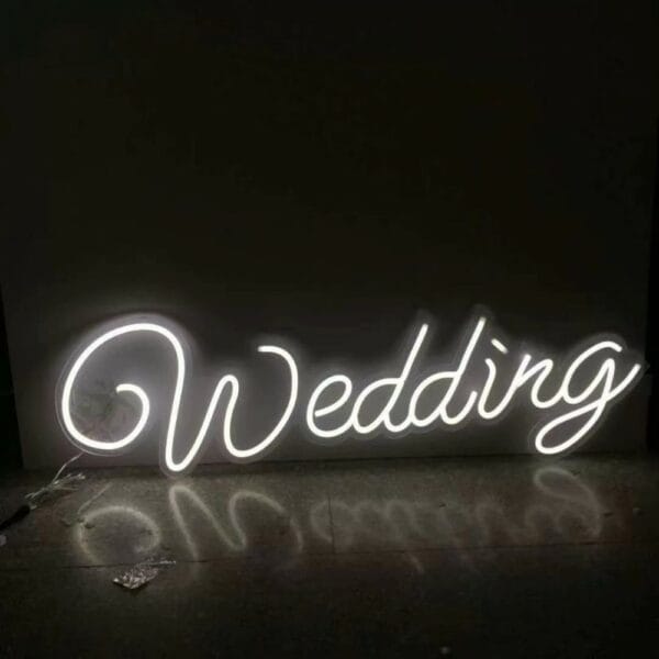 wedding neon light