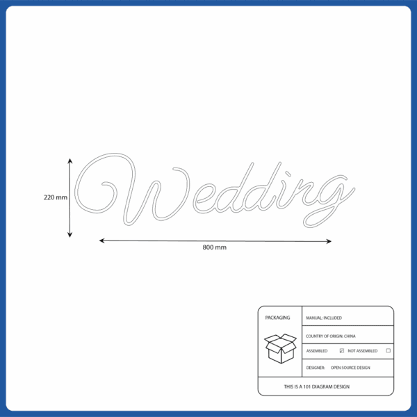 wedding neon light