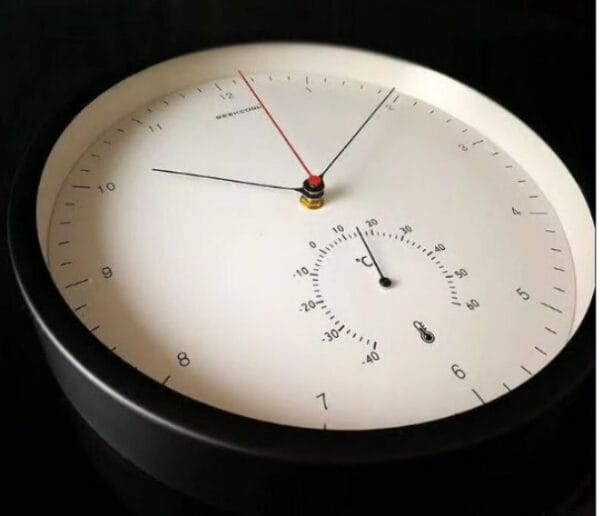 bauhaus design analog clock