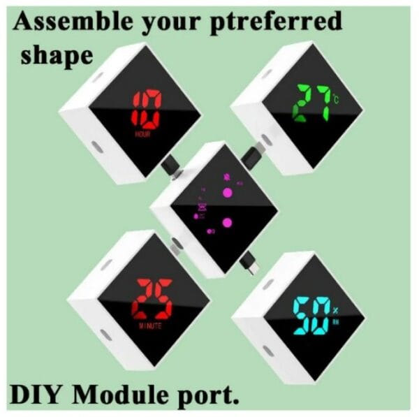 rgb diy color changing alarm clock