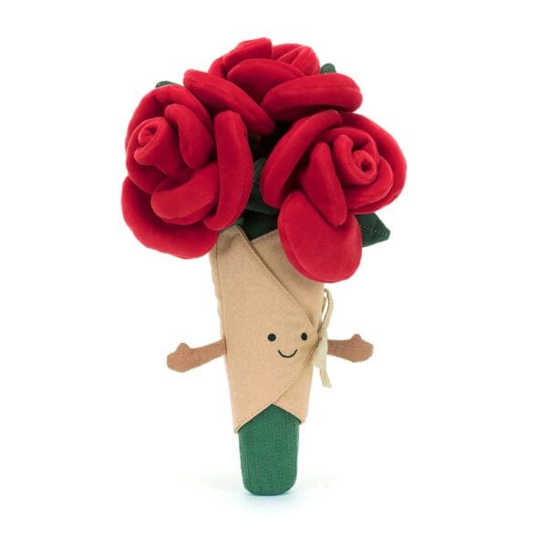 jellycat london rose flower plush (barh2br)