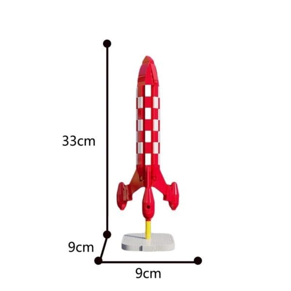 tintin rocket gainlax building blocks (moc 39001)