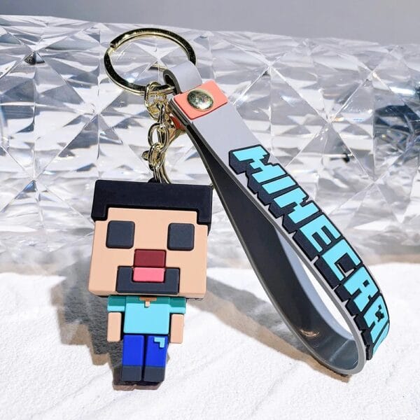 minecraft character keychain (random models)