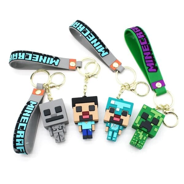 minecraft character keychain (random models)